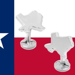 Sterling Silver Texas Cuff Links